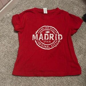 Madrid Spain Baby Tee